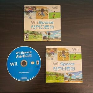 Wii Sports (Nintendo Wii, 2006) Tested - Complete With Manual & Sleeve Tested
